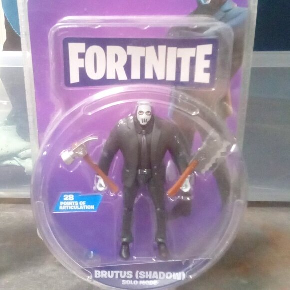 Brutus (Shadow) New Unopened Fortnite Action Figure Solo Mode Epic Games 4" - Picture 1 of 2
